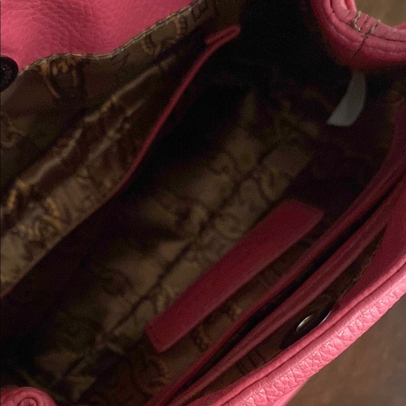 Genuine Leather Bubblegum Pink Tignanello Bag - Picture 4 of 4